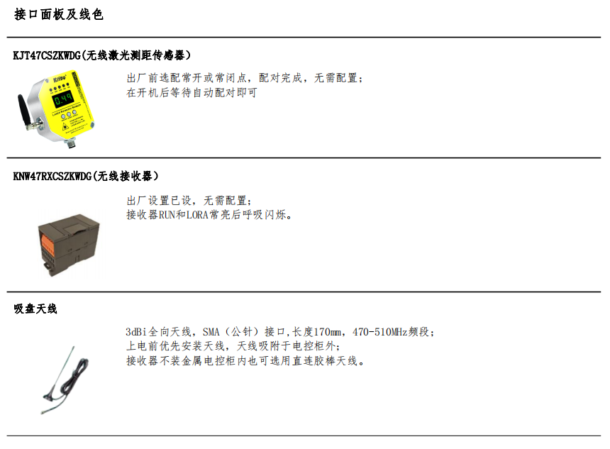 無線激光測距傳感器